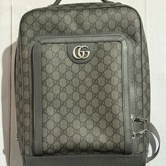 Gucci | Bags | Gucci Supreme Front Zip Backpack Gg Coated  display picture 2